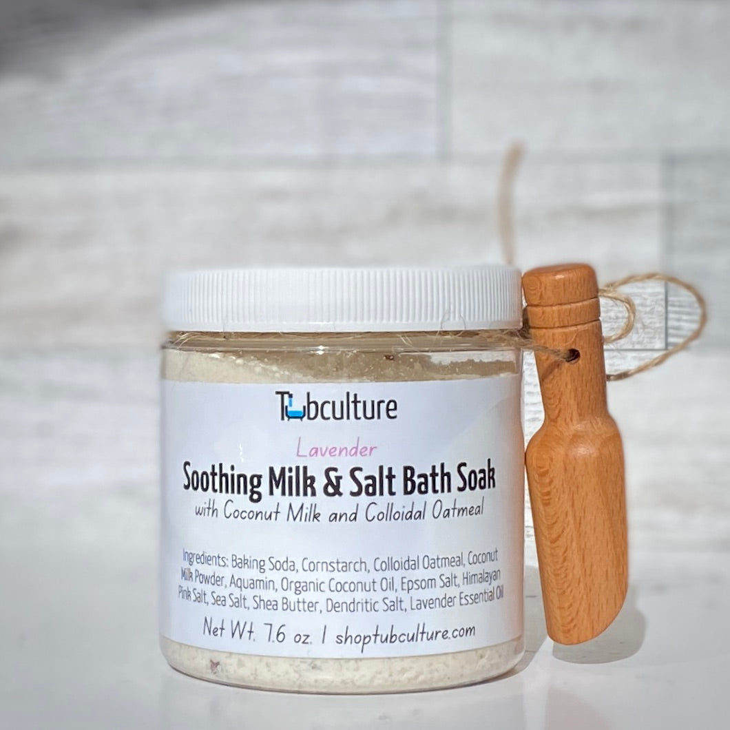 Coconut Milk and Salt Bath Soak